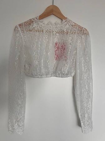 Dirndlbluse offweiss Gr. 38 - NEU