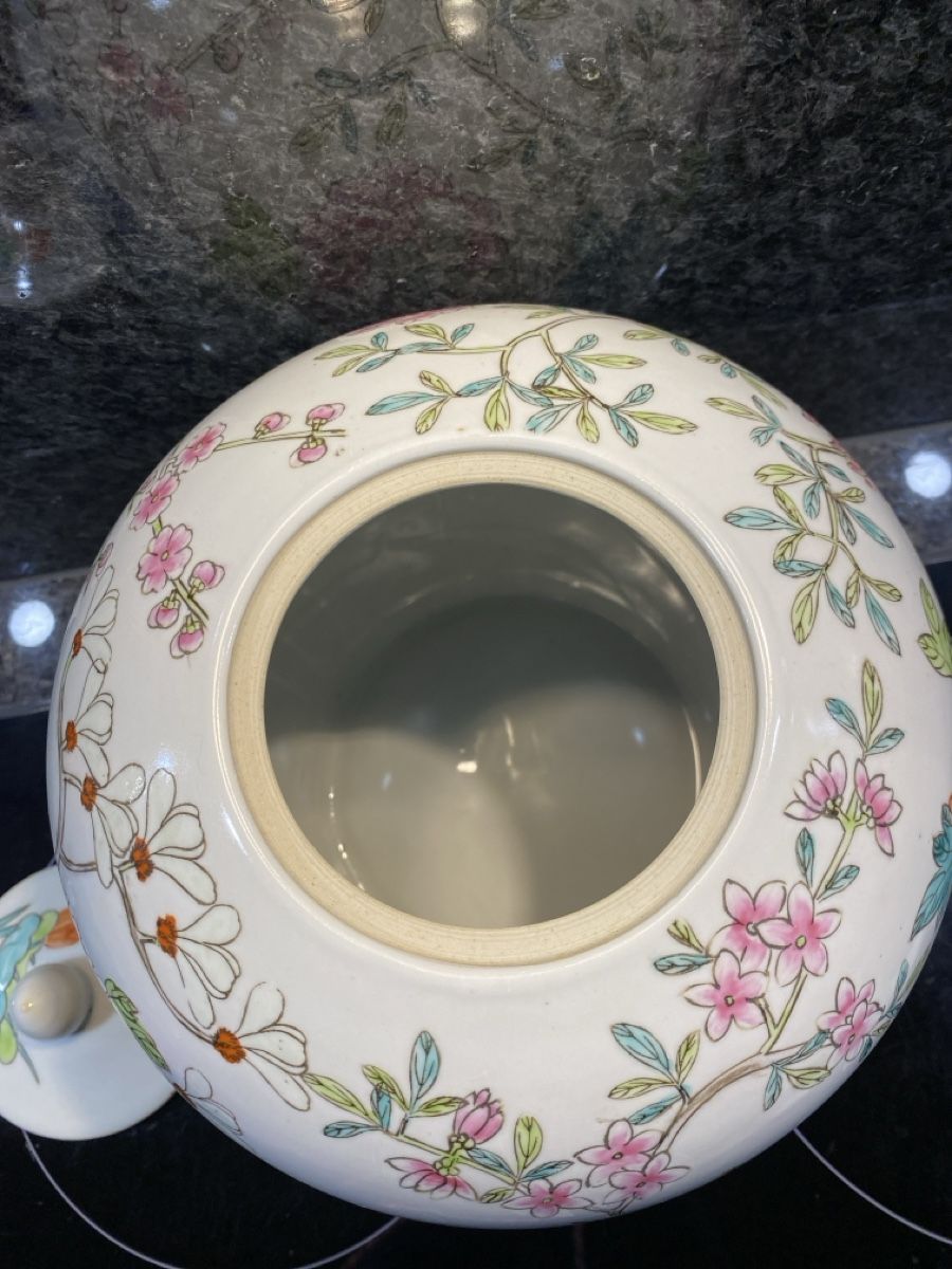 Vasi & Recipienti: Florale Porzellanvase mit Deckel – Nuovo (secondo la descrizione) da Zürich venduto da sheijla 4