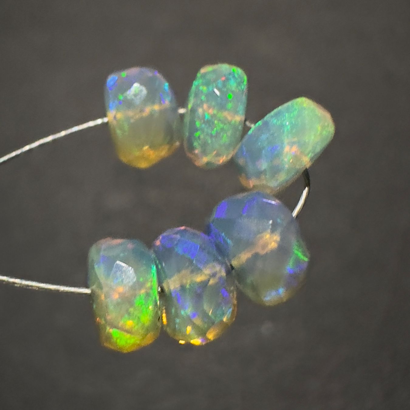Pietre preziose: 2.75 ct - Natural Ethiopian Opal Beads - 6 Pcs – Nuovo (secondo la descrizione) da Zürich venduto da Yoohooz 9