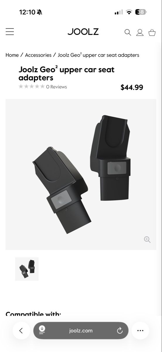 Unità & Adattatore: Joolz adaptor - car seat to Joolz stroller – Usato da Baar venduto da reg_8l6t 1