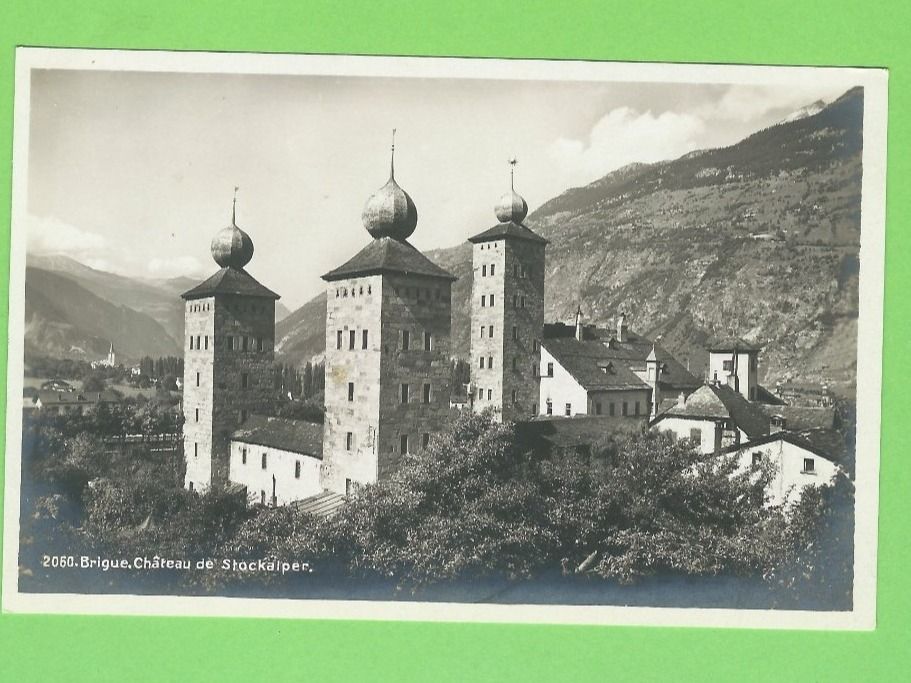 Cartoline postali: Brigue, Château Stockalper – Nuovo (secondo la descrizione) da Zürich venduto da t24_de
