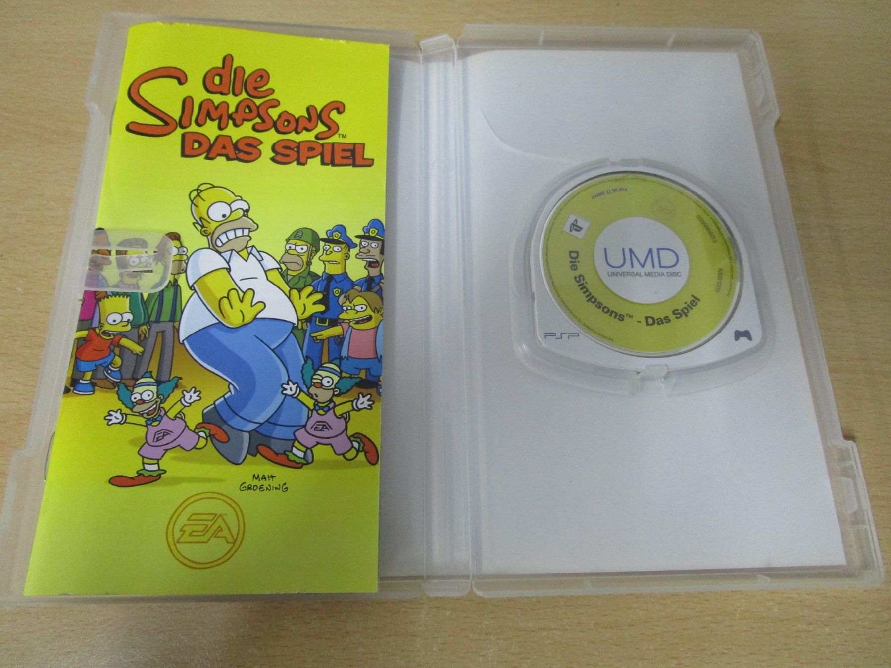 Sony Giochi: Die Simpsons Das Spiel Sony PSP – Usato da Goldau venduto da agestuffer 2