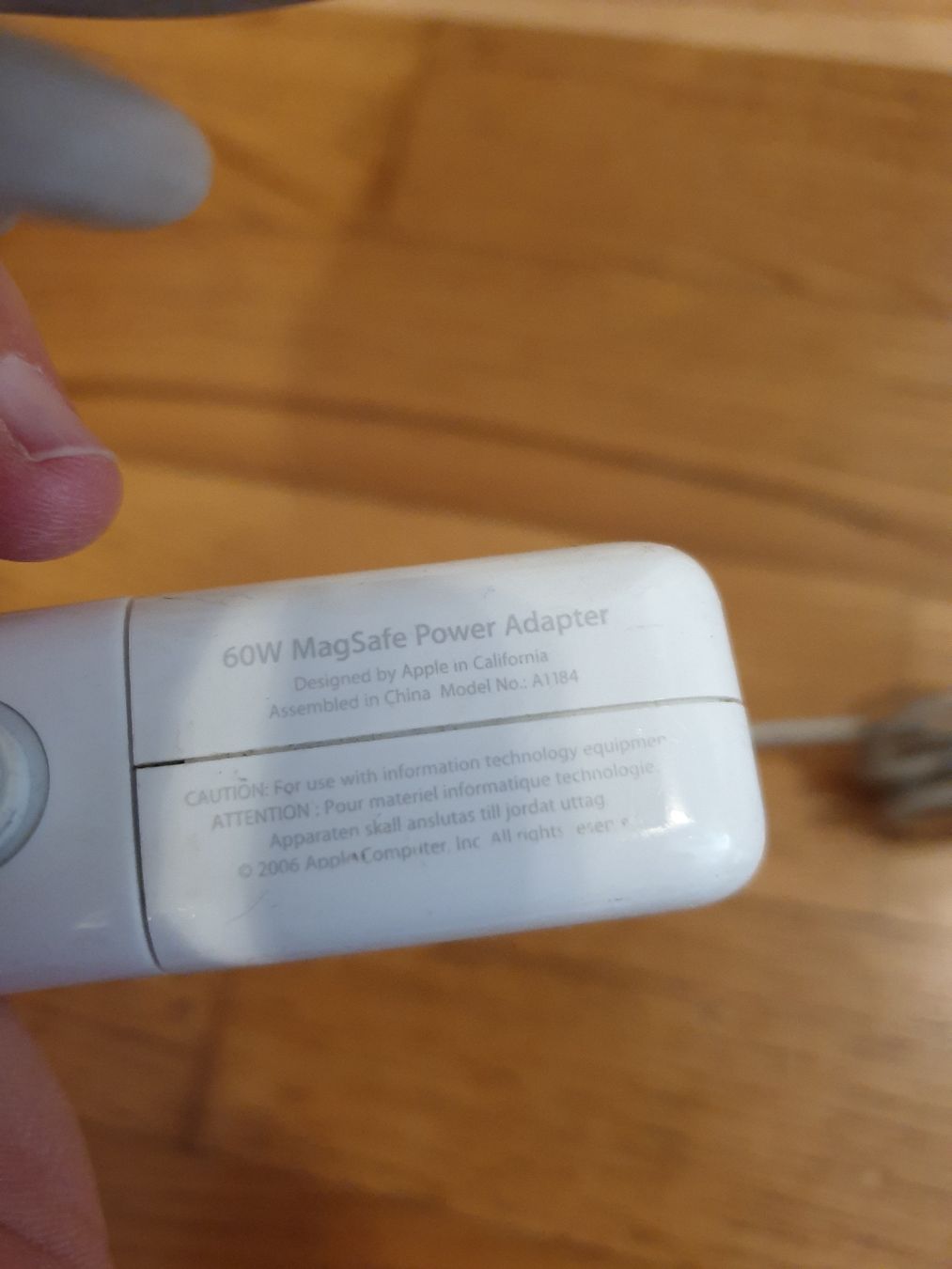 Apple Caricabatterie: 60W MagSafe Power Adapter A1184 (24) – Usato da Ittigen venduto da Ziok187 3