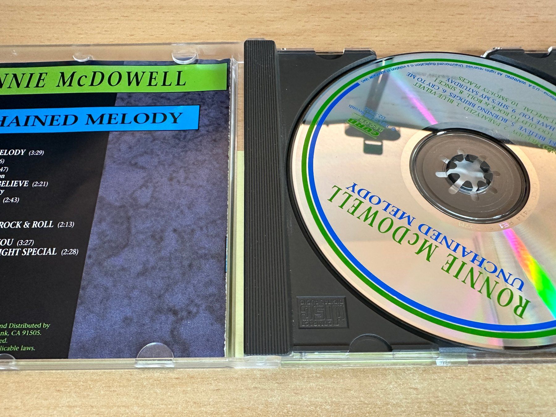 CD: Ronnie McDowell – Unchained Melody – Usato da Rikon im Tösstal venduto da Alpenmutz 2