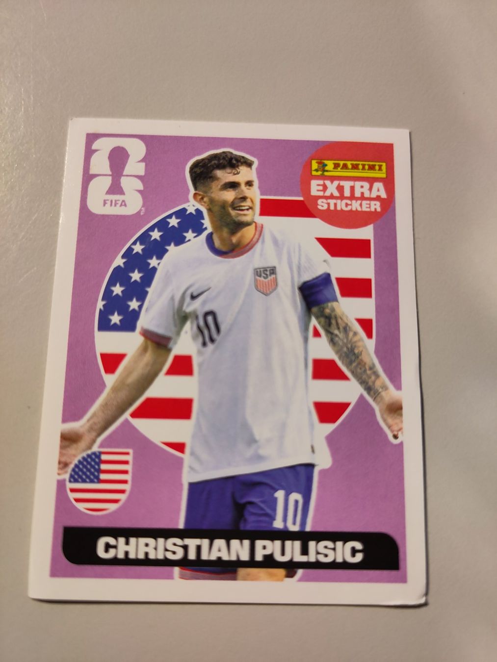 Panini Sammelbilder & Trading cards: Extra Sticker Christian Pulisic – Gebraucht aus ruswil von safien7107