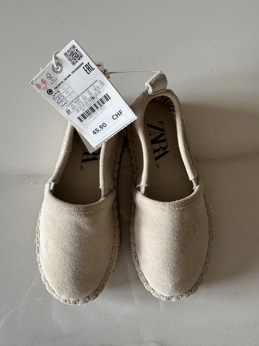 Zara Scarpe da uomo: Zara Espadrilles Gr. 27 Neu mit Etikett – Nuovo e nell'imballaggio originale da Zürich venduto da ERueff
