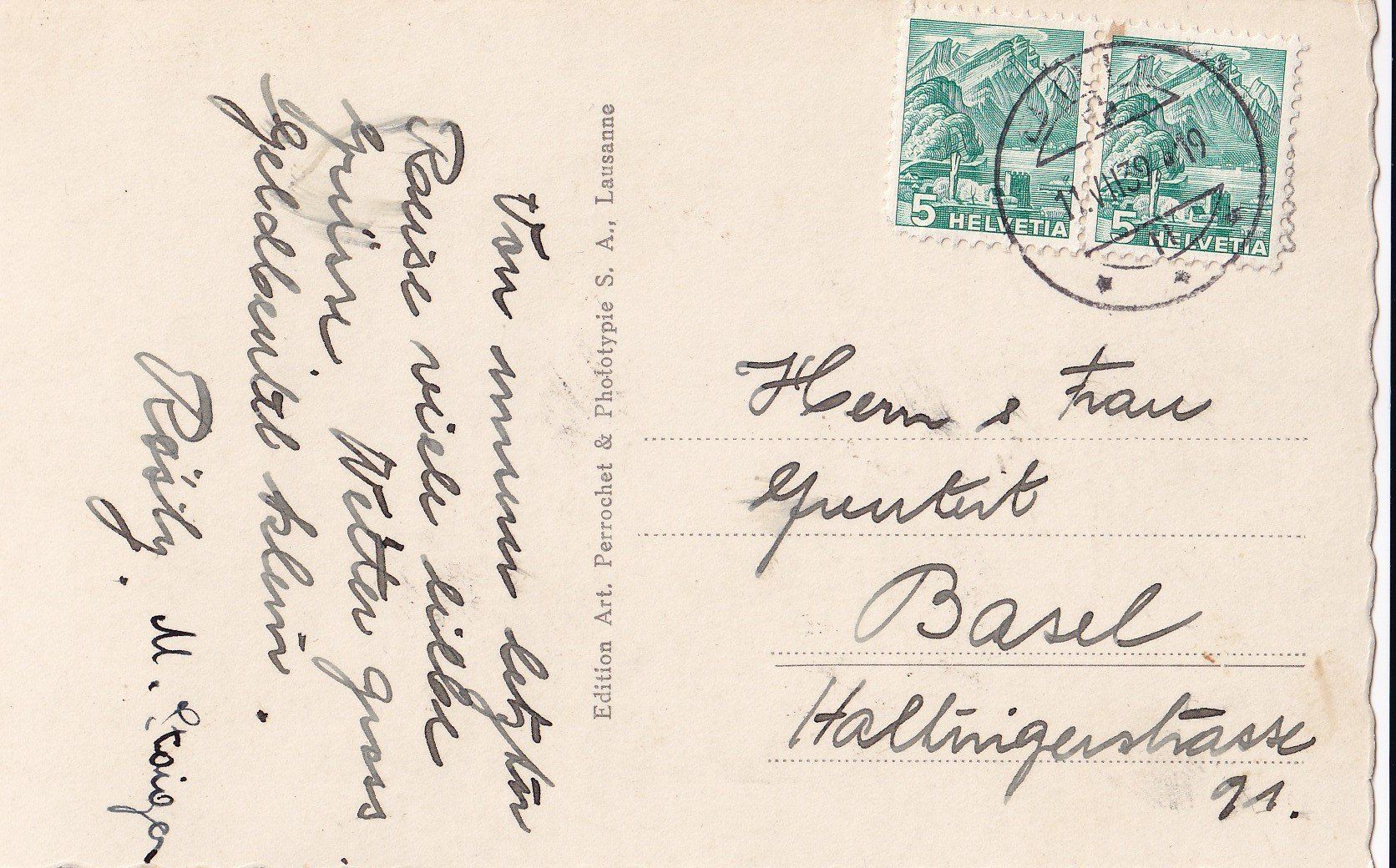Cartoline postali: Ferden Kippel Lötschenlücke – Usato da Olten venduto da clotaldi 1