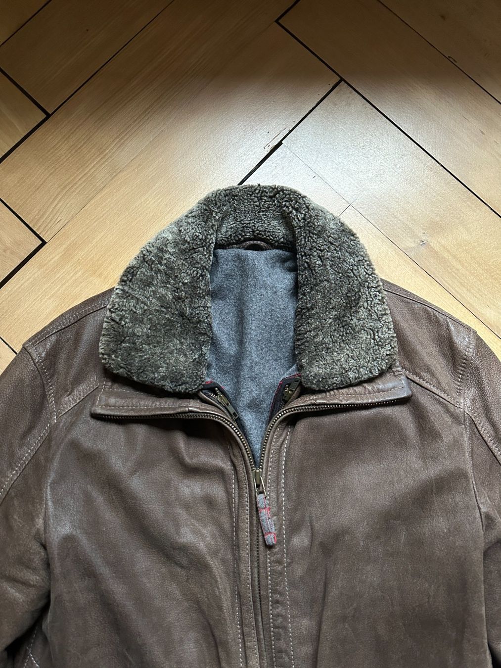 Strellson Giacche: STRELLSON - Lederjacke dunkelbraun 50 – Usato da Zürich venduto da Diazaio 1