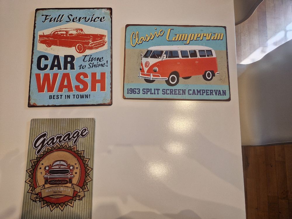 NPRZM Vintage Blechschild - Buncrana Beach Irland Dekoration 20x30cm