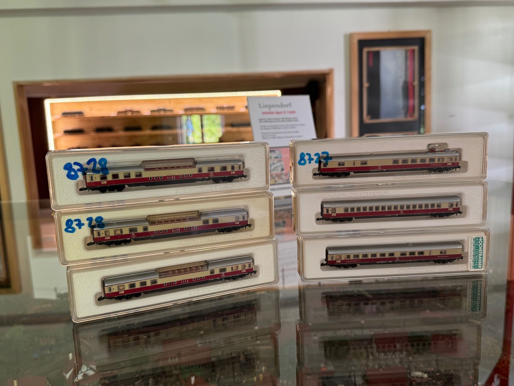 Märklin Modelleisenbahnen: 6. TEE Personenwagen spur Z – Neu (gemäss Beschreibung) aus Klarsreuti von Sbirolipiero