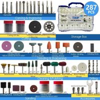 ensemble d'outils abrasif, 268 pcs Schleifwerkzeugsatz, 268-