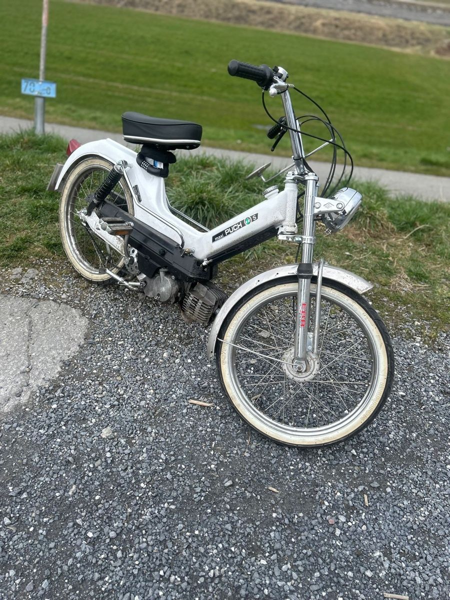 Puch Mofas: Puch Maxi S weiss – Gebraucht aus Heerbrugg von Manuela.Gschwend 1