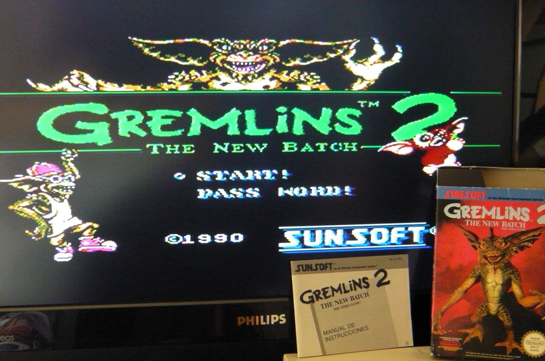 Nintendo Giochi: NES : Gremlins 2, CIB, Excellent Etat ! – Usato da Onex venduto da Jaguar1986 2