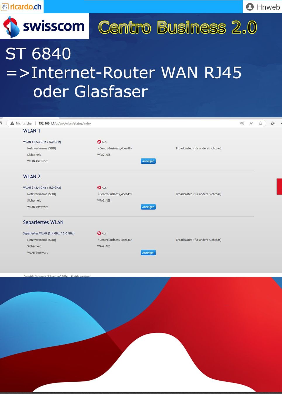 Swisscom Modem & Router: Centro Business Router 2.0 (85) – Usato da Kaisten venduto da Hnweb 6