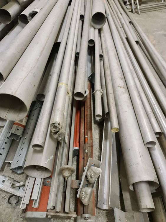 305. Riesen Poste Rohmaterial Rohre aus Edelstahl ab 1.- (Gebraucht) in ...
