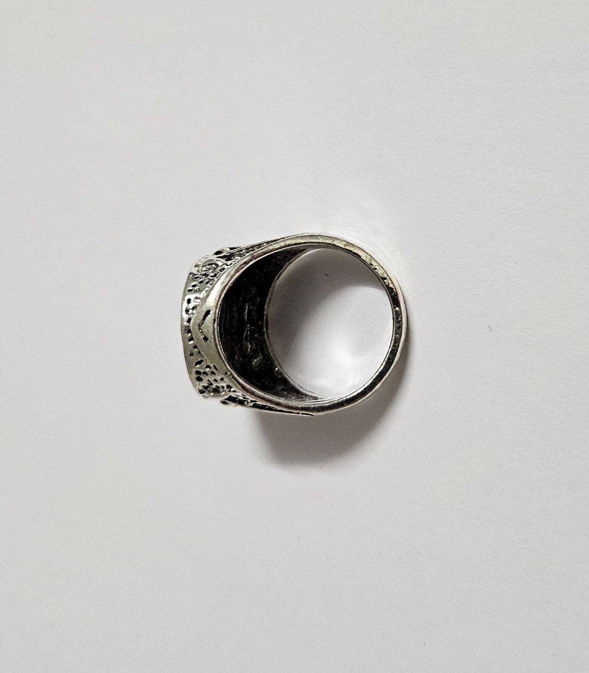 Anelli: Ring mit albanischem Adler chrom / silbrig Gr. US 10 – Nuovo e nell'imballaggio originale da Kreuzlingen venduto da RahMal 3
