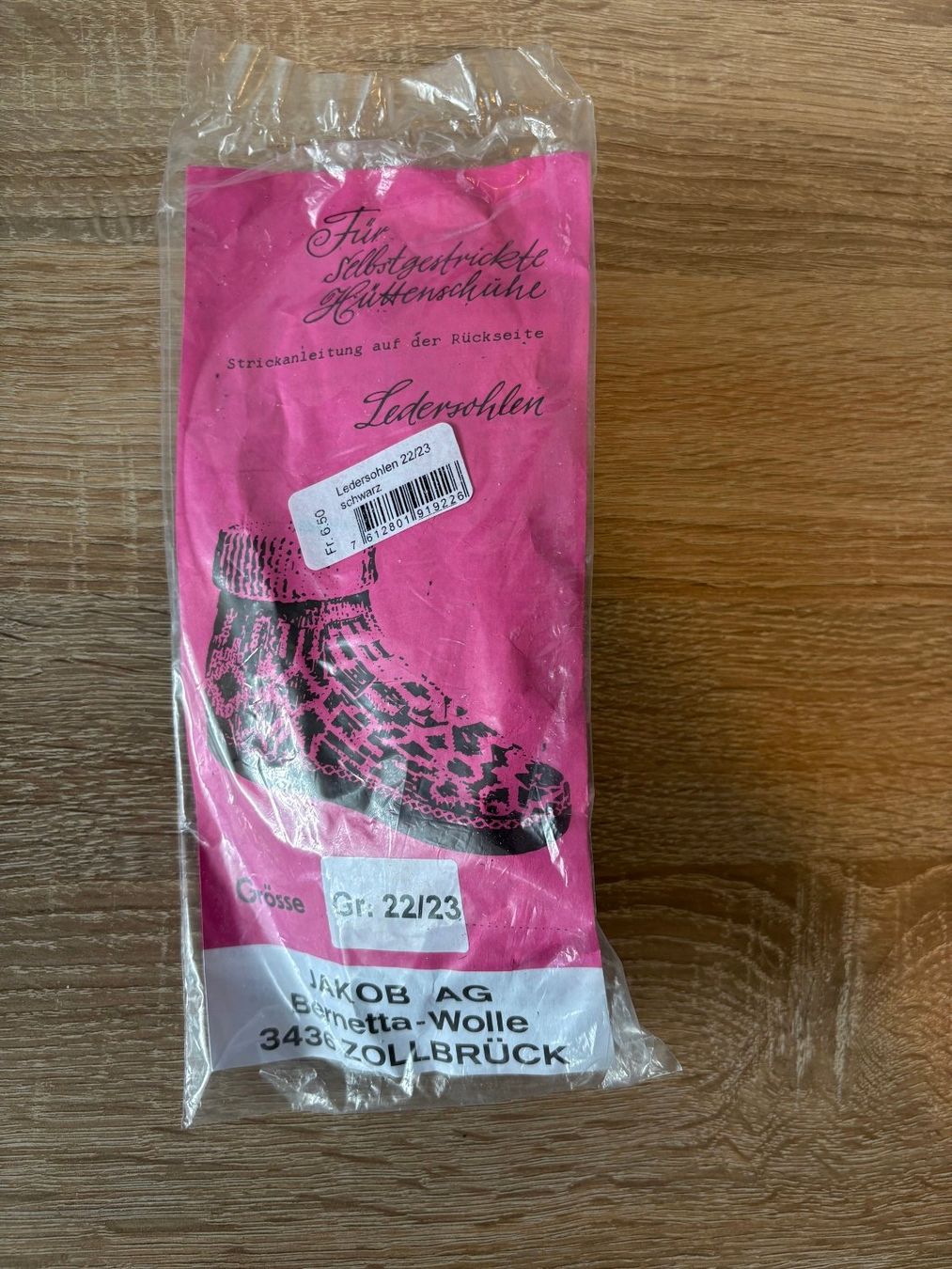 Herrenschuhe: Hüttenfinken Sohle 22/23 – Neu und originalverpackt aus Pfäffikon SZ von Desideria0