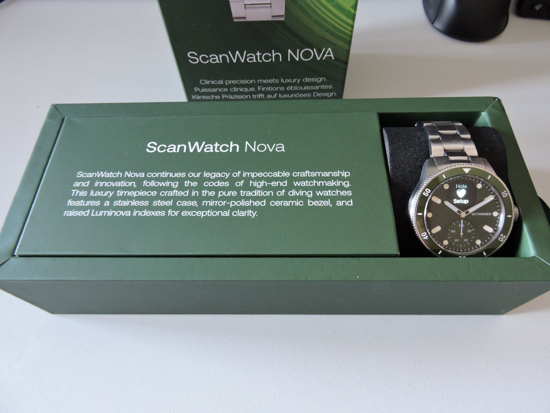 Smartwatch: Smartwatch Withings Scan Watch NOVA green – Gebraucht aus Hauptwil von Borusse01 2