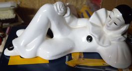 Porzellan Clown Figur