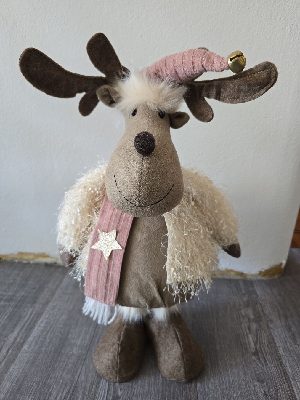Tutte le decorazioni: Renne décoratif en peluche – Nuovo e nell'imballaggio originale da Courtelary venduto da syllou1978