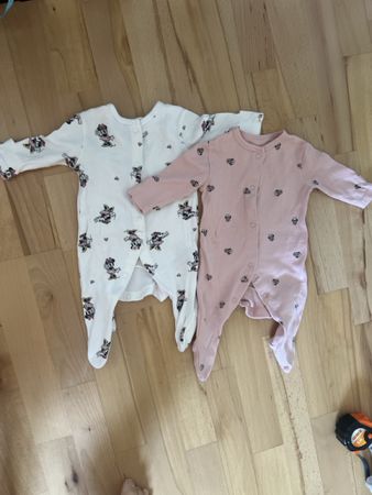 Baby Pyjamas Minnie Maus 2er Set Grösse 50/56