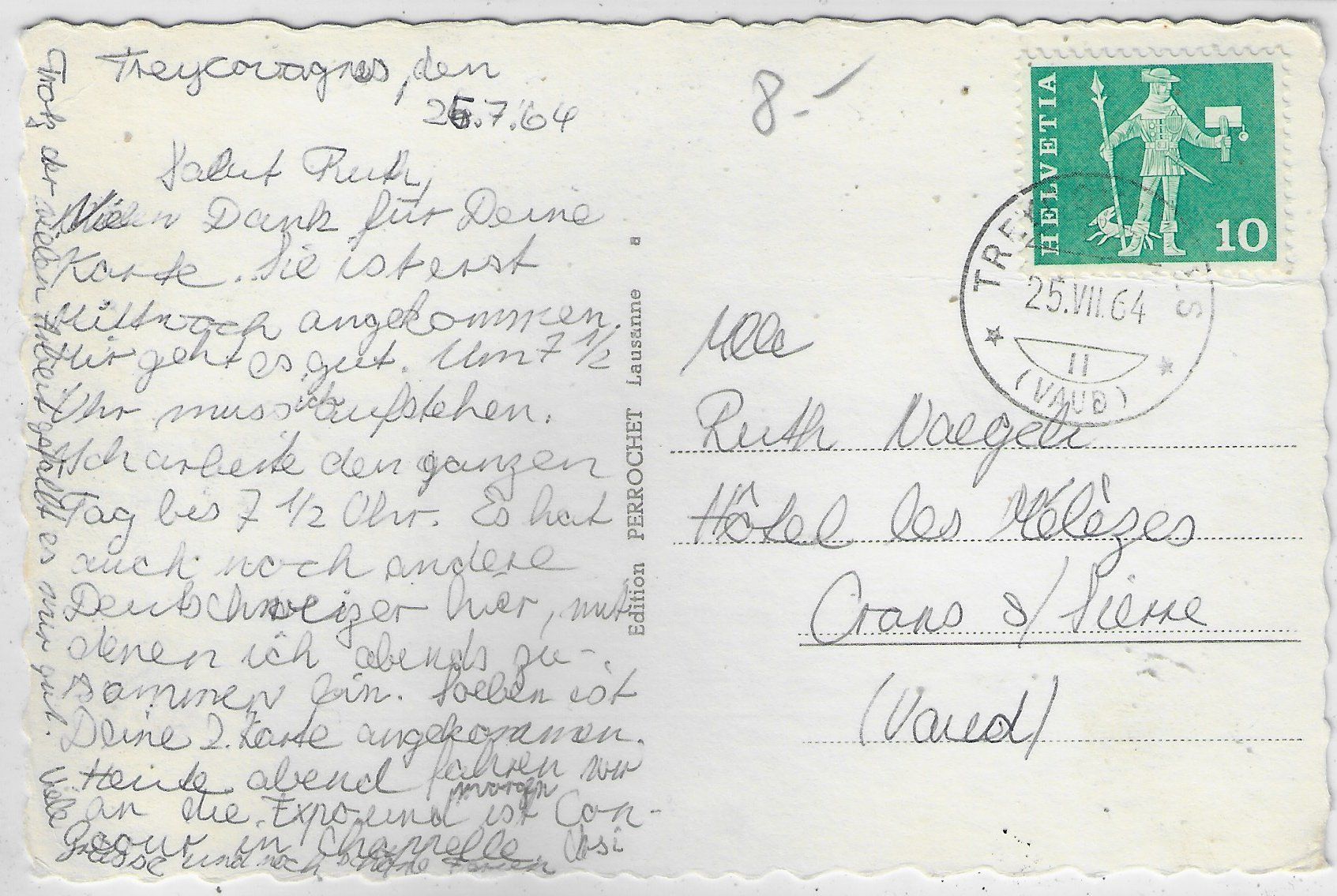 Cartoline postali: Treycovagnes - Le College – Usato da Ettingen venduto da Kartenplanet 1