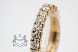 Alliance Ring 1.7ct NEU 18K Gelbgold Grösse 50 *S2875