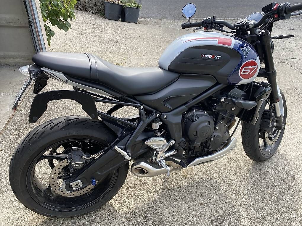 Topcase: Support avec sacoches pour triumph trident 660 – Nuovo e nell'imballaggio originale da Grandvaux venduto da philou81 2