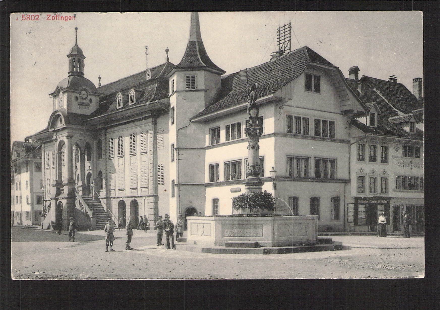 Ansichtskarten: #Zofingen AG , gel. 1911 – Gebraucht aus Reichenburg von Pipo-67
