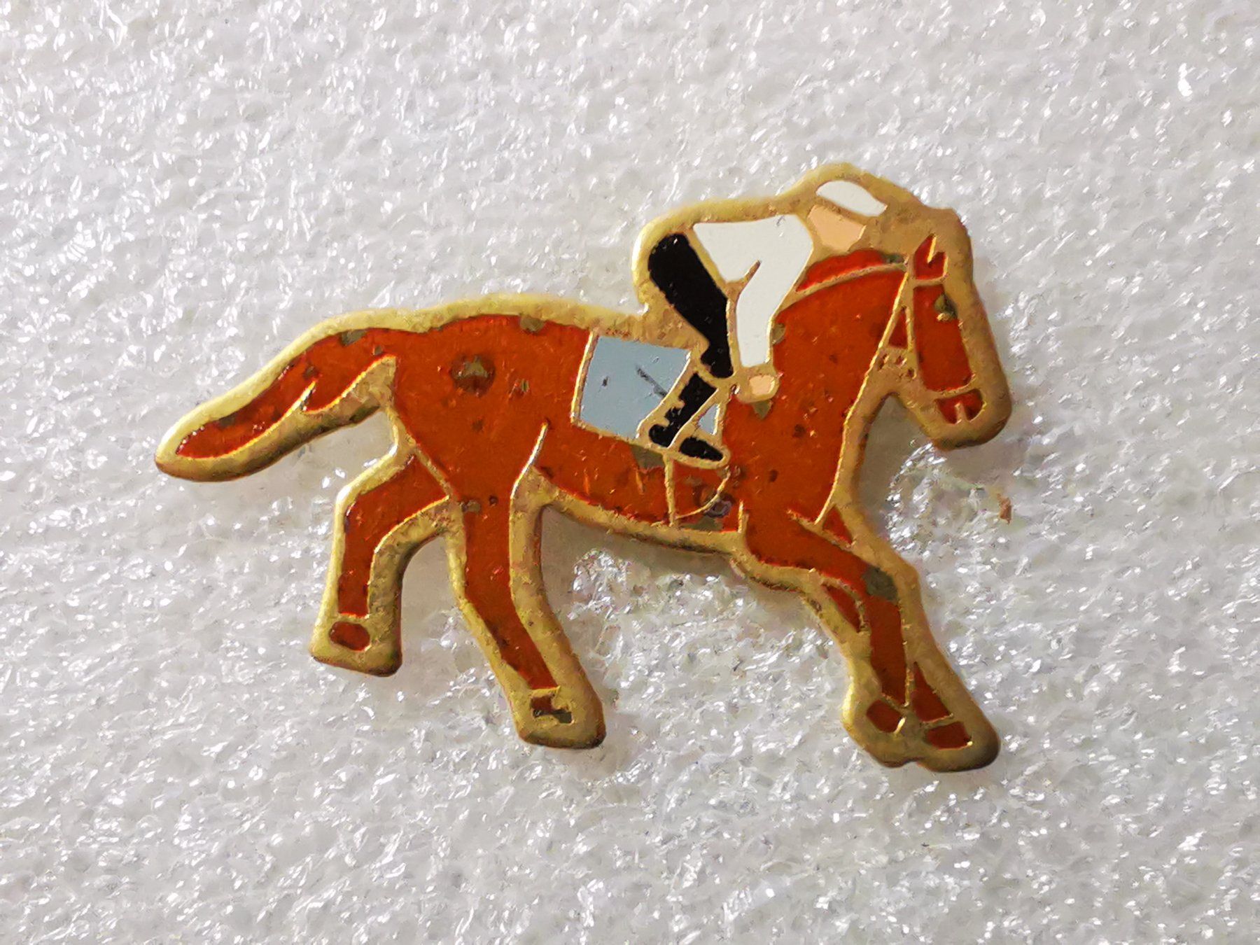 Placchette & Badge: Ansteckpin 134: Reiter – Usato da Oppligen venduto da Pin-Fall-Shop