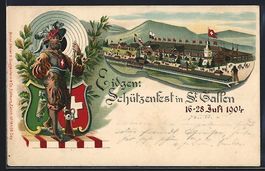 Litho St. Gallen, Eidgen. Schützenfest 