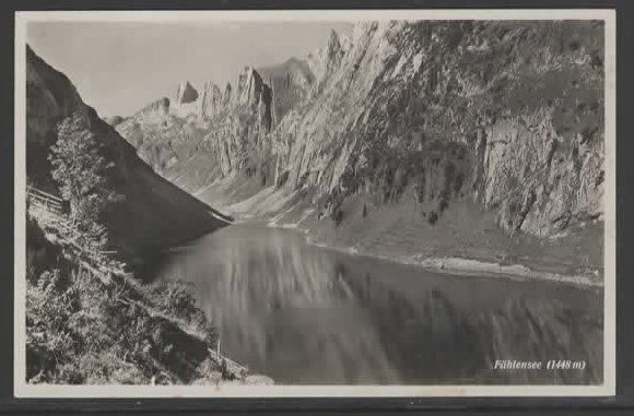 Ansichtskarten: FÄHLENSEE  (H – Gebraucht aus Ruggell von Masescha