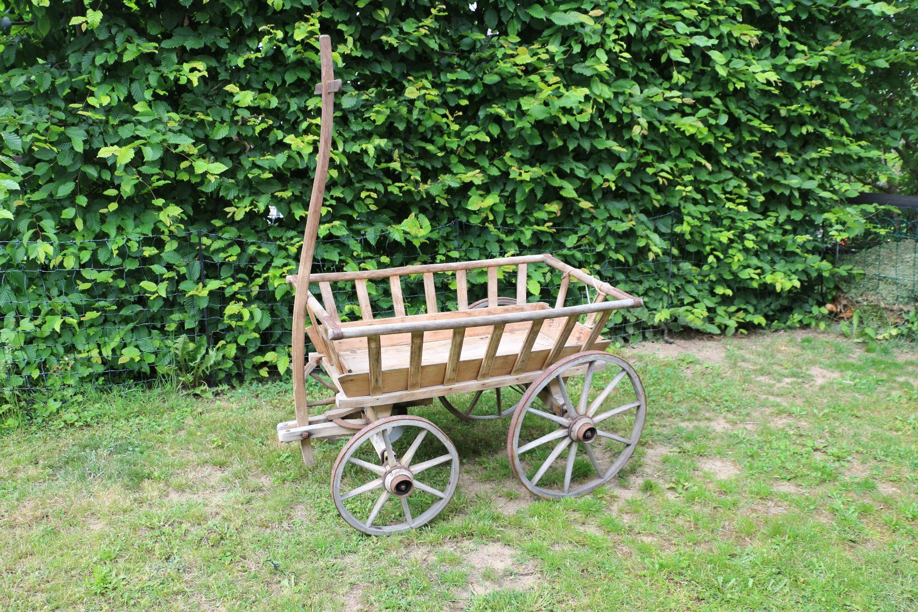 Carriole: Nostalgie Leiterwagen aus Holz – Usato da Corminboeuf venduto da antikerverkauf