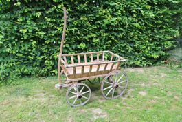 Nostalgie Leiterwagen aus Holz