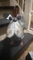 Gartendeko Hund Metall - Vintage Stil, ein Hingucker!