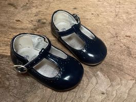 Lack Schuhe Baby Gr. 20 Marine