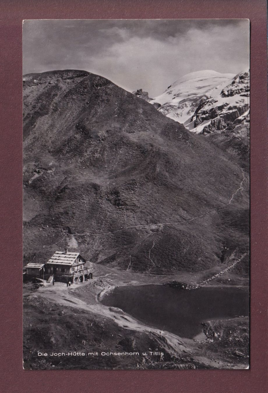 Cartoline postali: JOCH-HÜTTE - Ochsenhorn - Titlis – Usato da Pully venduto da nicecards