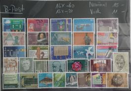 Frankaturgültige Briefmarken B-Post, 15 x-.80 / 15 x -.20