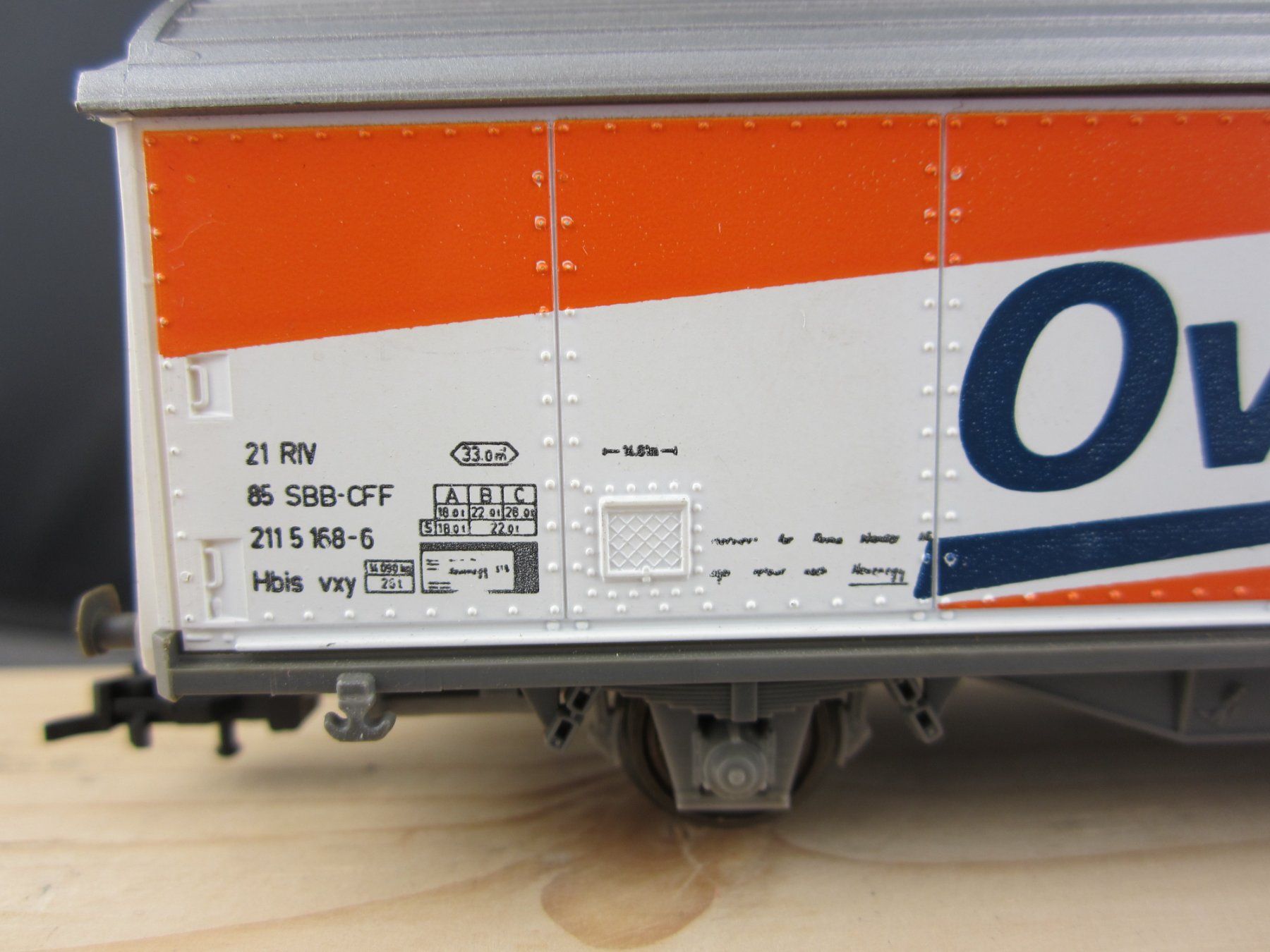 Roco Modelleisenbahnen: Roco SBB Ovomaltine Hbis, mit OVP, DC – Gebraucht aus Malters von Marosko 1