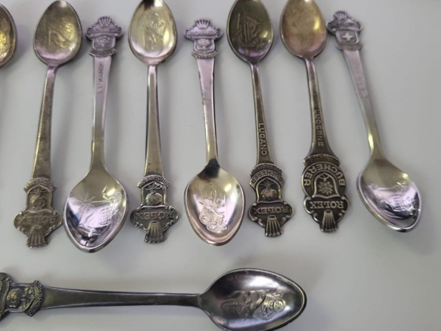 Cucchiai: 10 Rolex Sammellöffel  Set 11. – Usato da Sonceboz-Sombeval venduto da ant_cd5j 4