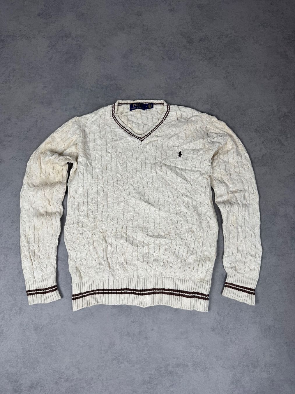 Ralph Lauren Maglioni & Felpe: Ralph Lauren Cable Knit Pullover - Grösse: S | Vintage – Usato da Fraubrunnen venduto da simon_28839