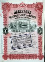 Barcelona Traction Light and Power Company - 1913 (Gebraucht
