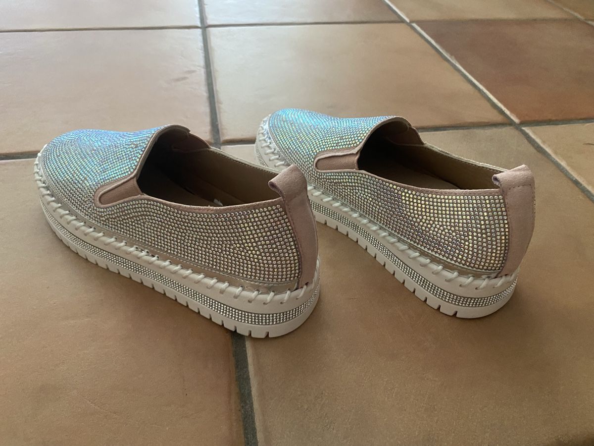 Scarpe da donna: Slipper, rosa-silber, Gr. 37 – Nuovo (secondo la descrizione) da Dornach venduto da Dlimi 2