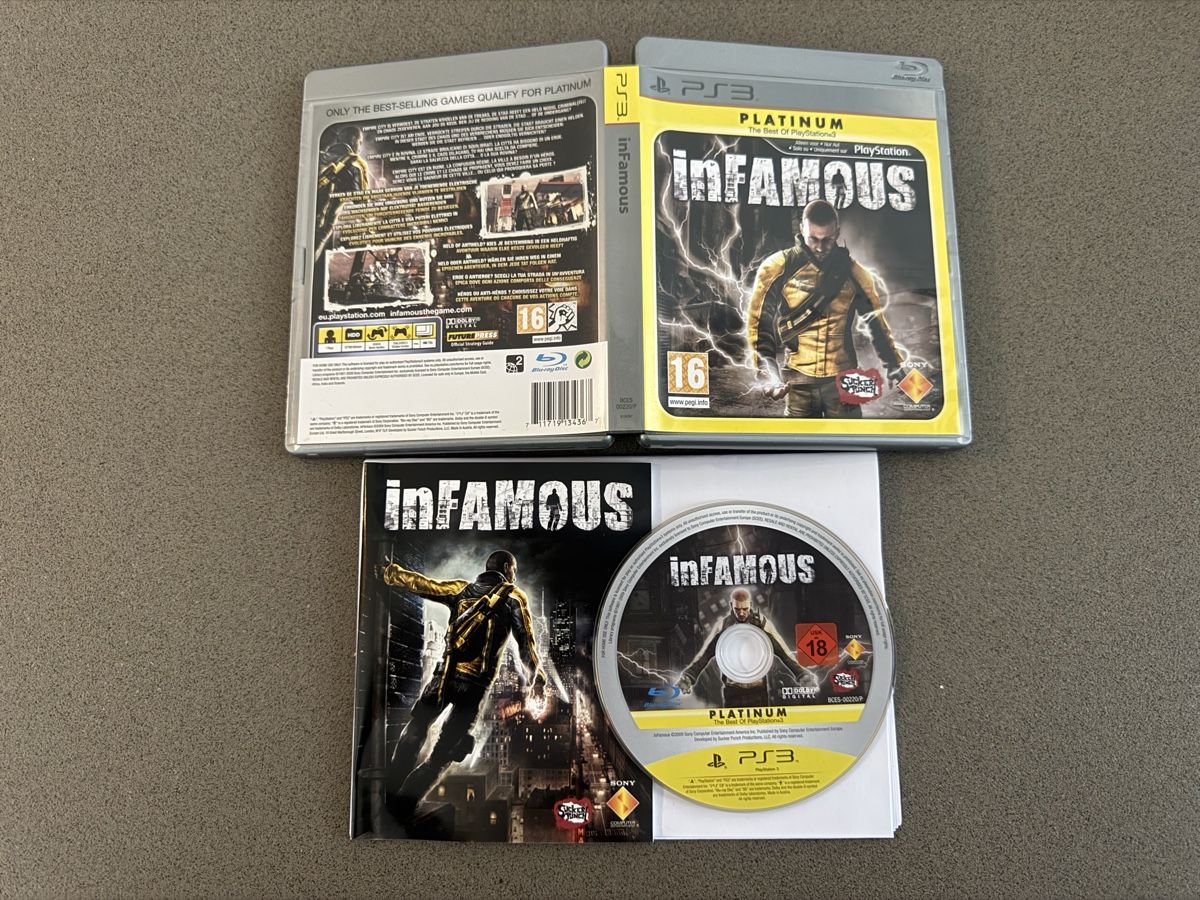 Sony Giochi: inFAMOUS – PS3 Platinum | Action Open World | Top – Usato da Kriens venduto da LSDeals