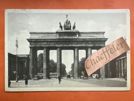 Postkarte 1934 Berlin Brandenburger Tor Ansichtskarte alt