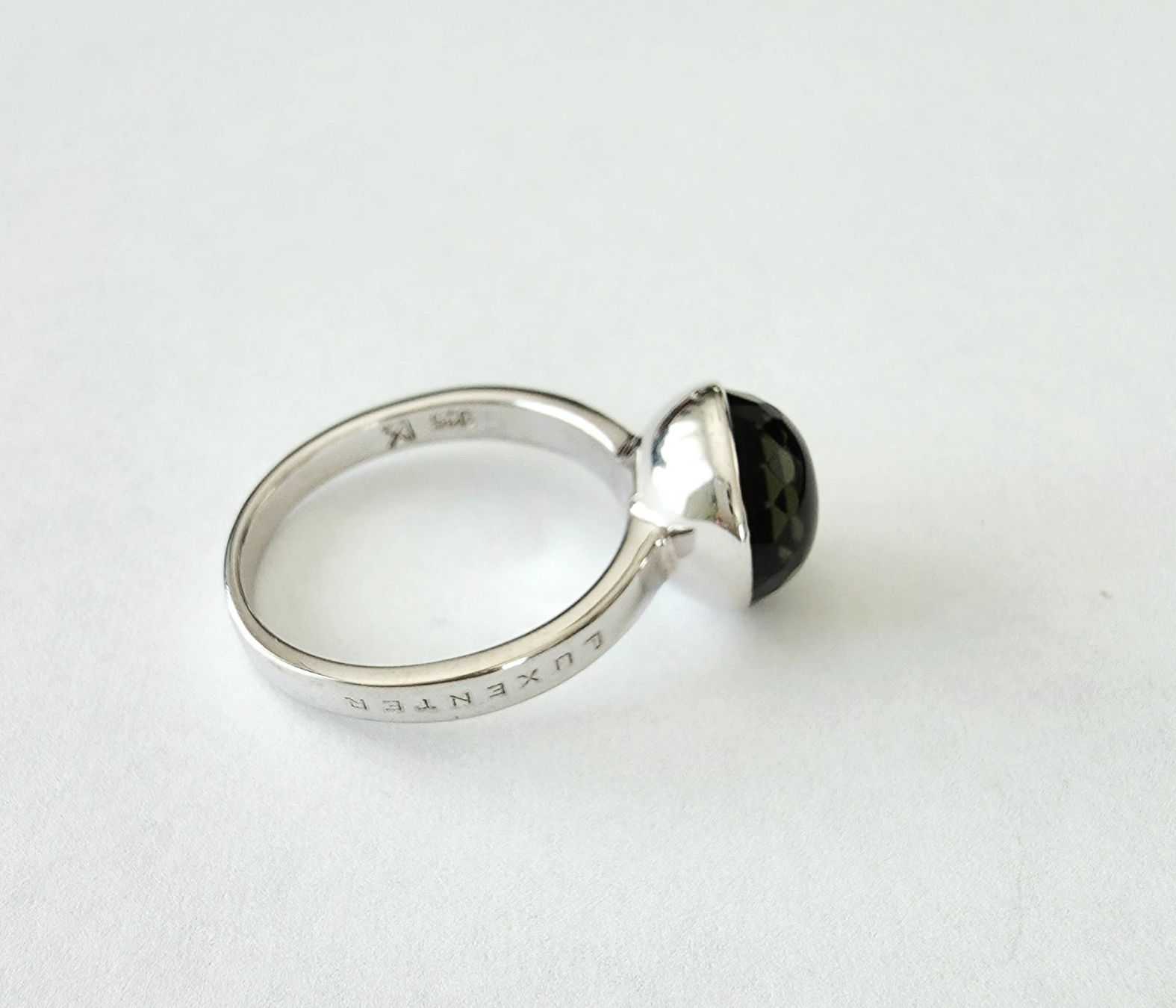 Ringe: Silber Ring 925 mit facettiertem Moldvit-Kristall  - Neu – Neu und originalverpackt aus Uetikon am See von Coralreef 3
