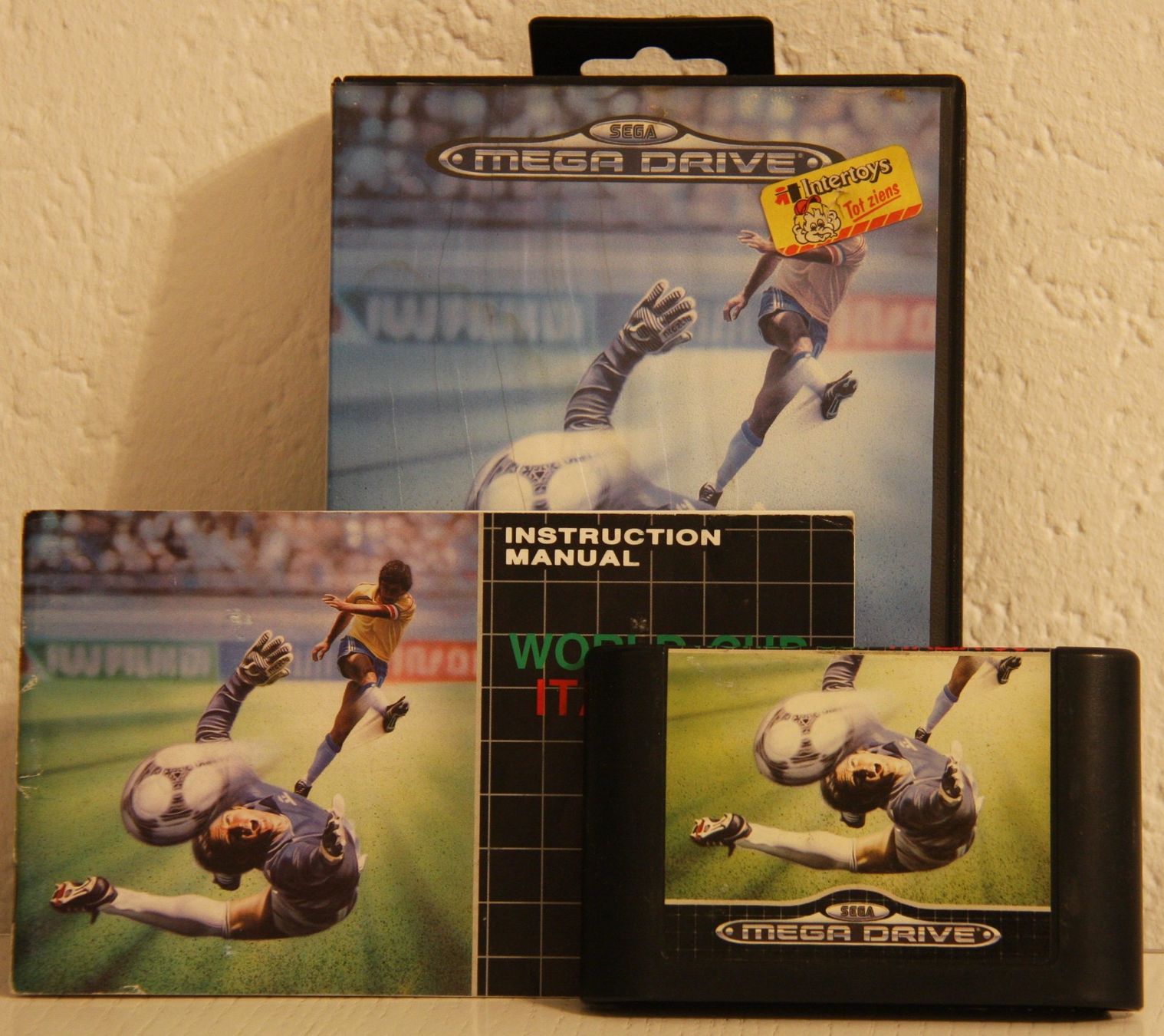 Spiele: Sega Mega Drive World Cup Italia 90 – Gebraucht aus Fisibach von Retrogames24 2