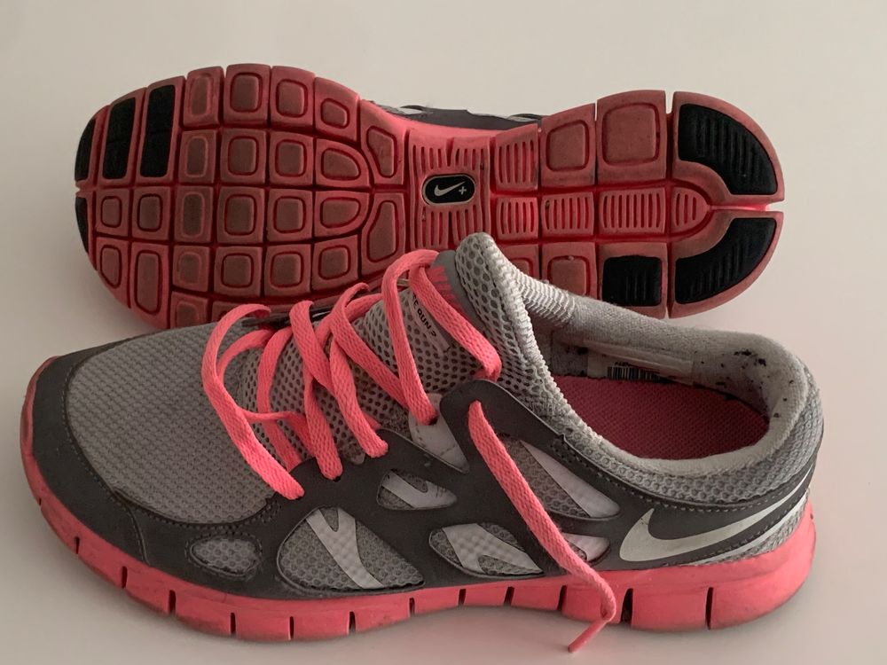 Damen NIKE Free 2 Run Gr. 39 grau pink Kaufen auf Ricardo