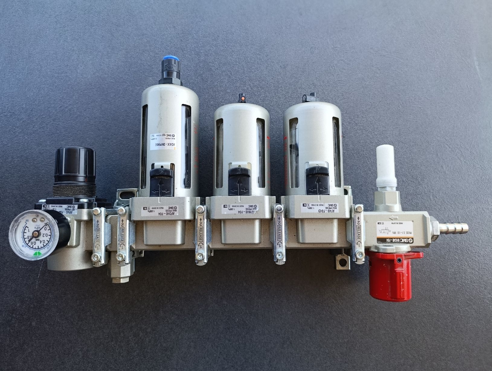 Ventilazione: SMC Druckluftfilter 4er Teil, WHS/AFD/AF/AFM/AR – Usato da Wil SG venduto da Donaldus 5