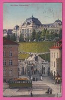 Bern gel 1917 Universität mit altem Tram